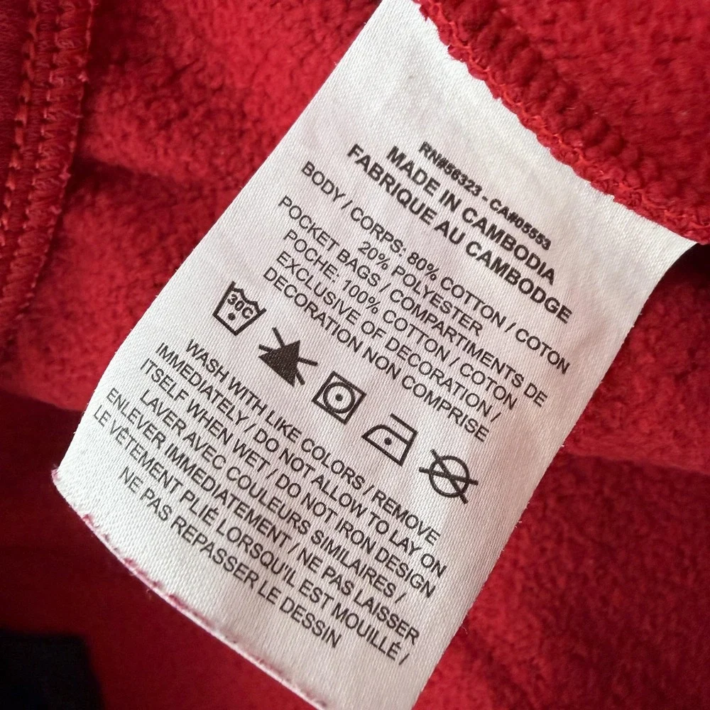 Air Jordan Shorts Mens Small Red‎ Fleece Jumpman Logo Athletic Casual Basketball